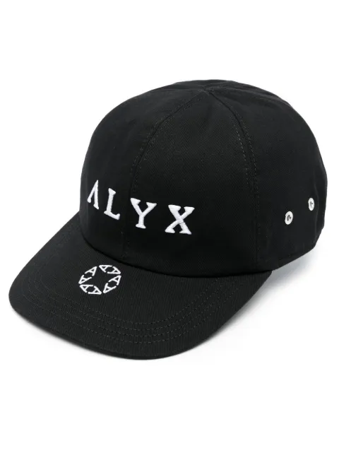 1017 ALYX 9SM logo-embroidered baseball cap Black AAUHA0060FA04