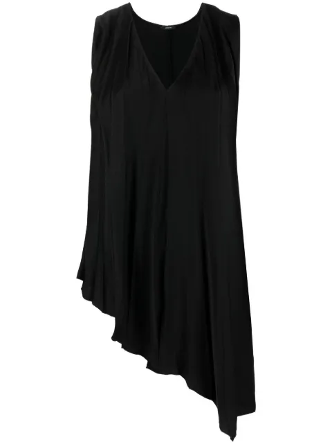 JOSEPH asymmetric pleated vest Black JF006472