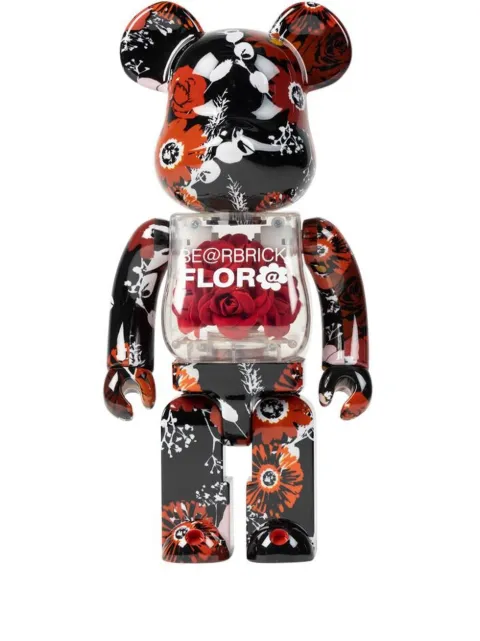 MEDICOM TOY x Mames Flor@ BE@RBRICK 400% figure Red MEDI0086