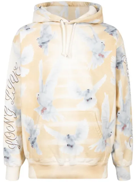 Supreme Doves graphic-print hoodie Neutrals SU12388