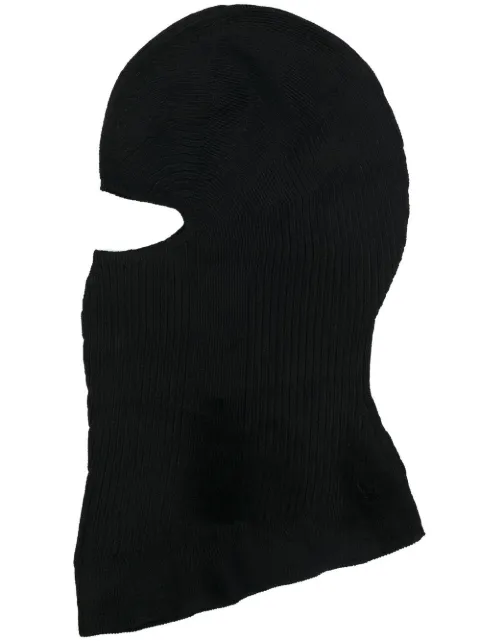 MISBHV logo-embroidered knitted balaclava Black 230B511