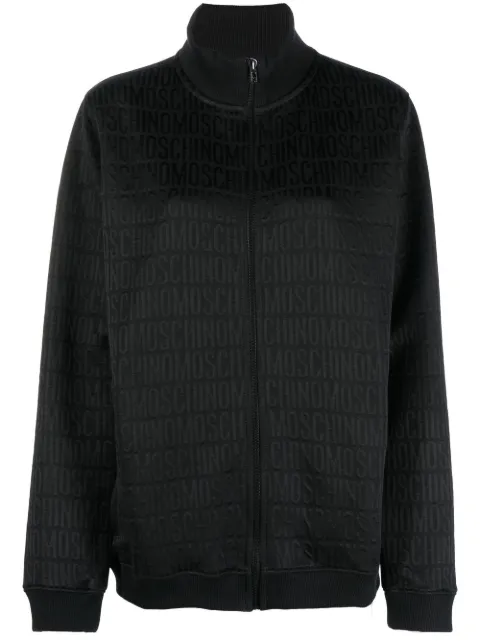 Moschino all-over debossed logo sweatshirt Black A17022629
