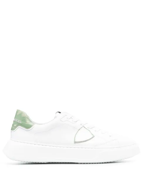 Philippe Model Paris logo-patch low-top sneakers White BTLUVW06
