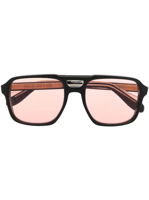 Cutler & Gross double-bridge pilot-frame sunglasses Black CGSN1394
