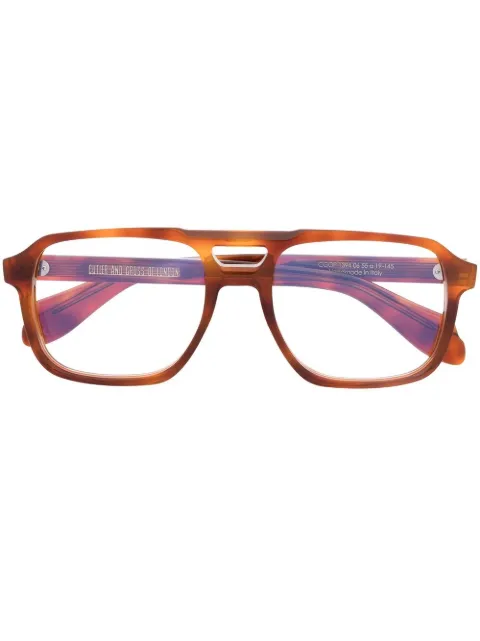 Cutler & Gross 1394 square-frame sunglasses Brown 1394