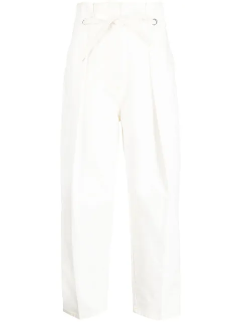 3.1 Phillip Lim pleat-detail straight-leg trousers White S2315103SWD