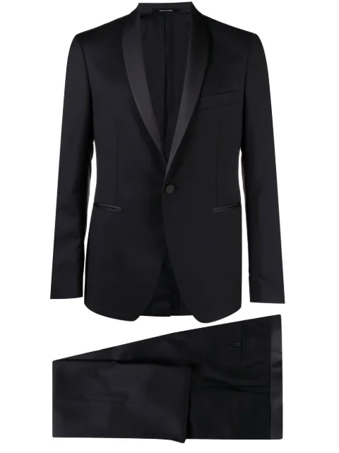 Tagliatore tailored single-breasted dinner suit Blue SFBR18A01060001