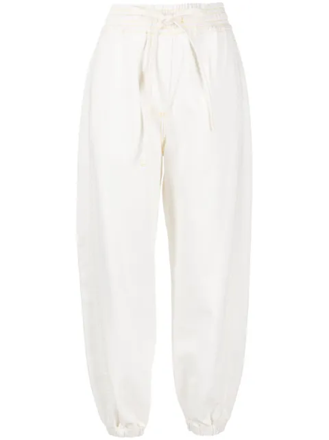 3.1 Phillip Lim drawstring boyfriend jeans White S2315328SWD