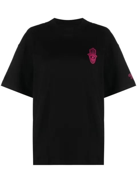 STAND STUDIO motif-print short-sleeve T-shirt Black 616448500
