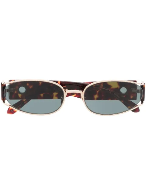 Linda Farrow Shelby LFL 1157 C2 sunglasses Brown LFL1157