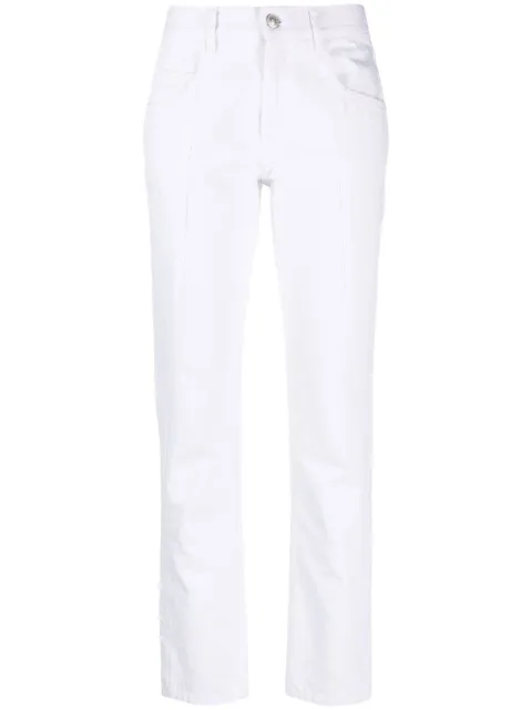 ISABEL MARANT Vikira straight-leg jeans White PA0047FAA1H23I20