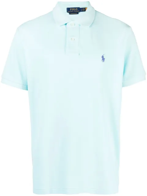 Polo Ralph Lauren logo-embroidered polo shirt Blue 710680784