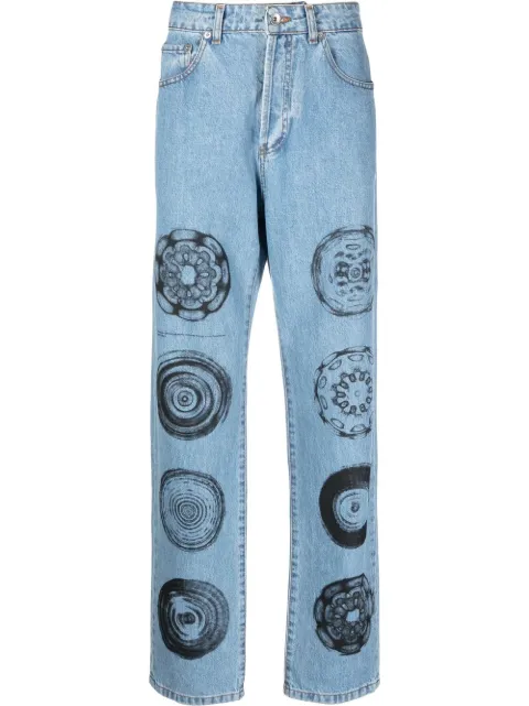 MSFTSrep Vibrations straight-leg jeans Blue 33MSFPJ02S4226964