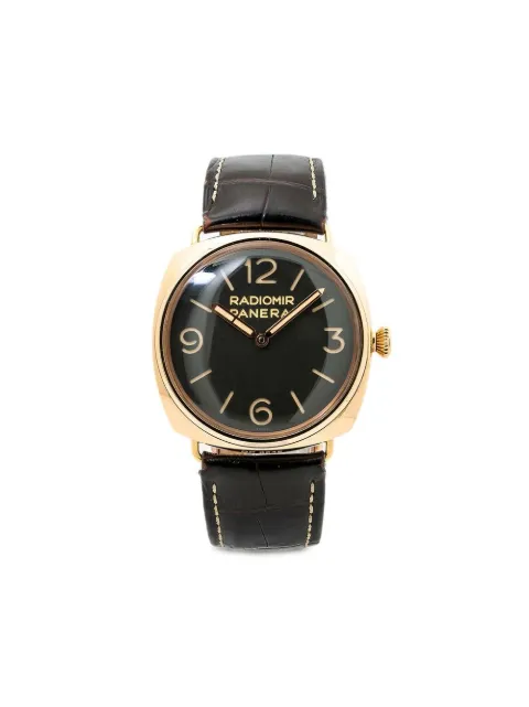 Panerai pre-owned Radiomir GMT 3 Days 45mm Brown PAM00379