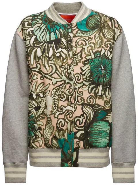La DoubleJ Harvey anemone bomber jacket Green JAC0064JER028ANE02