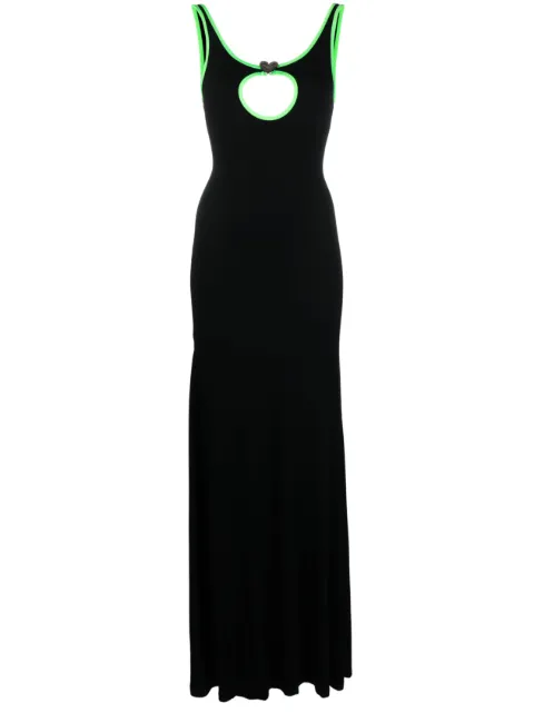 AMBUSH Heart Hole dress Black BWDB044S23JER0011054