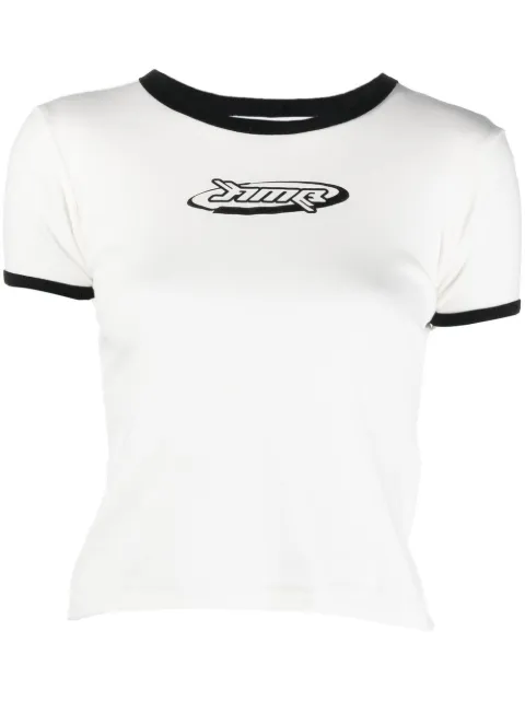 AMBUSH graphic-print cotton T-shirt White BWAA040S23JER0010110