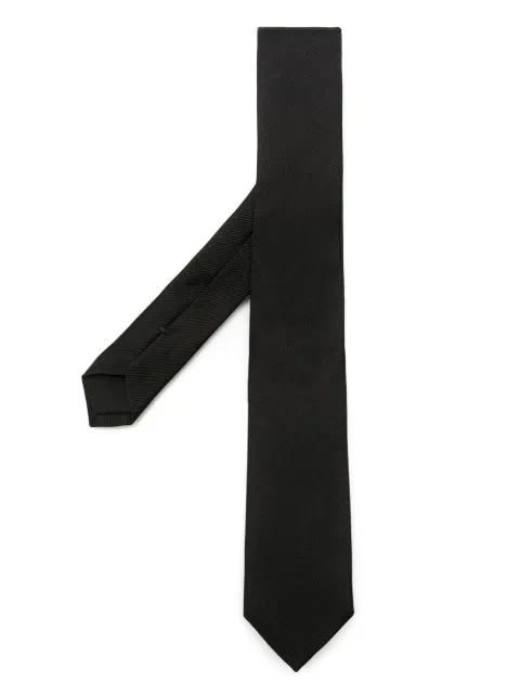 BOSS silk jacquard tie Black 50480284