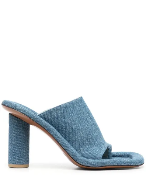 AMBUSH Cushion denim sandals Blue BWIJ001S23DEN0014500