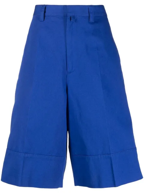 AMBUSH oversized knee-length shorts Blue BMCT001S23FAB0014700