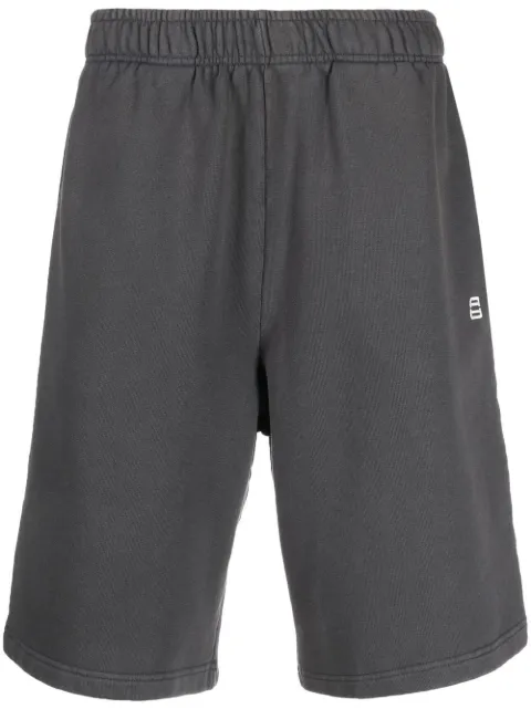 AMBUSH logo-print elasticated track shorts Grey BMCI002S23FLE0010704
