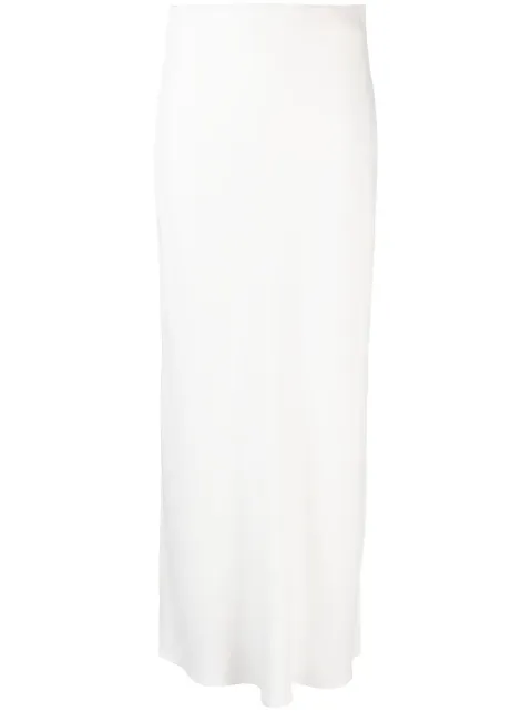 Brunello Cucinelli side-slit skirt White MH126G3396C600
