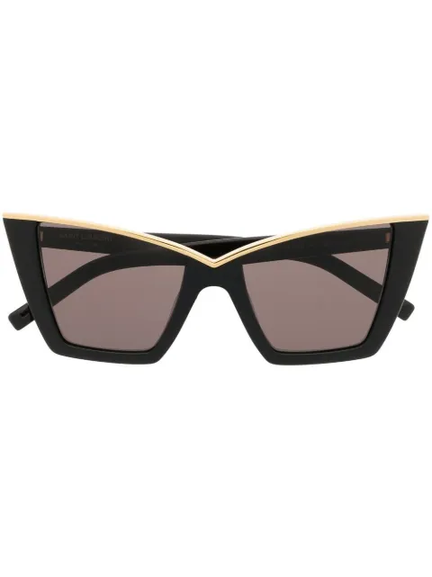 Saint Laurent Eyewear SL 570 cat-eye sunglasses Black SL570001