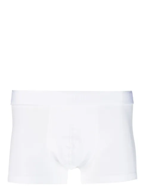 Sunspel logo-print jersey boxers White MTRU4615WHAA