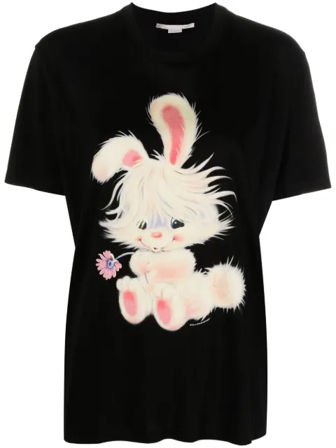 Stella McCartney Lunar New Year short-sleeved T-shirt Black 3817013SPX19