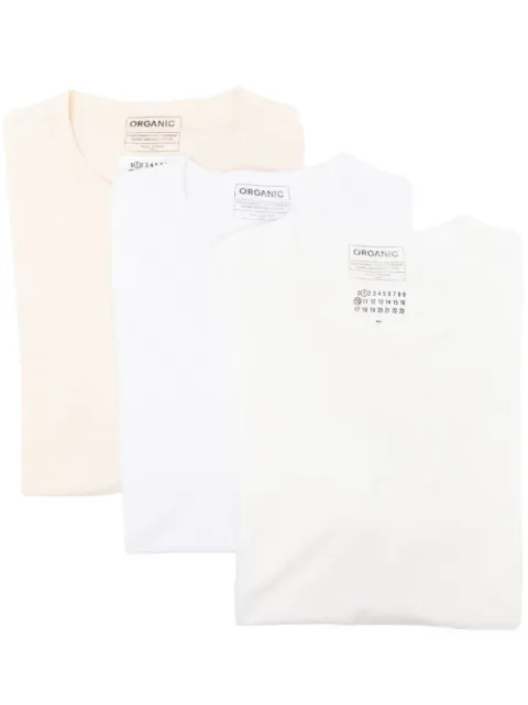 Maison Margiela organic-cotton T-shirt (pack of three) White S50GC0687S23973