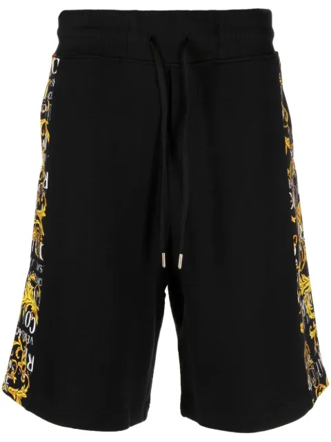 Versace Jeans Couture baroque-print shorts Black 74GAD3C0FS063