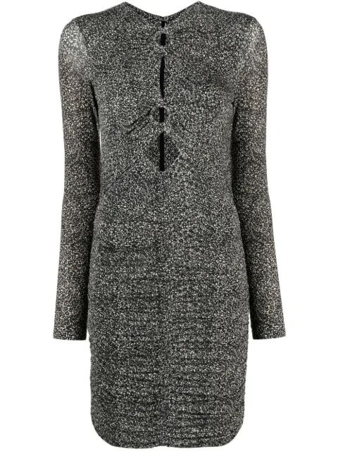 ISABEL MARANT Jana cut-out mini dress Black RO0076FAA1K32I