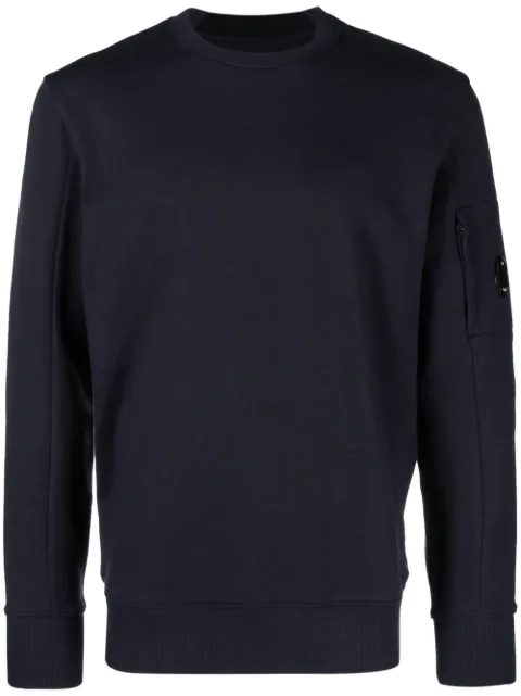 C.P. Company Lens-detail sweatshirt Blue 14CMSS022A005086W888
