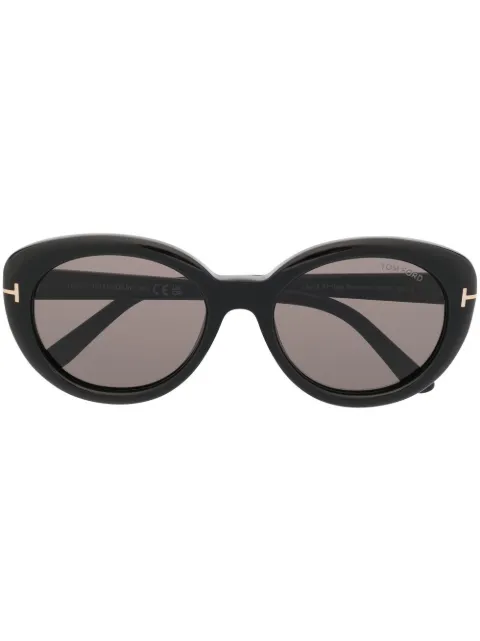 TOM FORD Eyewear round frame sunglasses Black FT1009