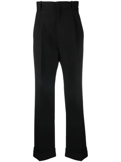 Gucci high-waisted wool trousers Black 722738ZHW51