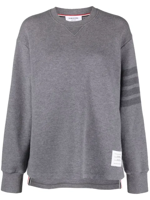 Thom Browne stripe-detail knit jumper Grey FJT271AJ0088