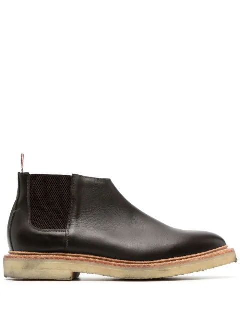 Thom Browne mid-top chelsea ankle boots Brown MFB224B