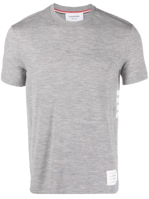 Thom Browne 4-Bar wool T-shirt Grey MJS219AJ0084