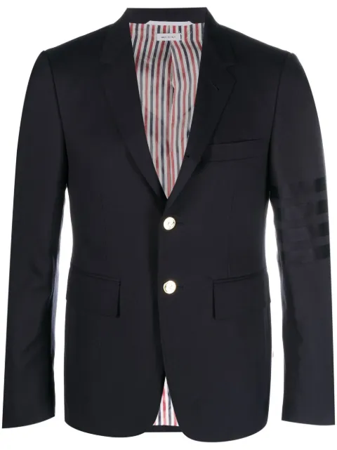 Thom Browne plain weave 4-bar sportcoat Blue MJC001A06146