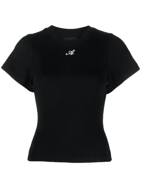 Axel Arigato Script A organic cotton T-shirt Black A0806003