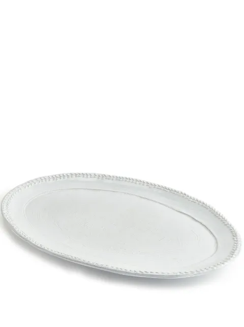 Soho Home Hillcrest embossed-detail platter White 74564050