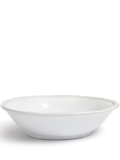Soho Home Hillcrest leaf-detail serving bowl White 74531892