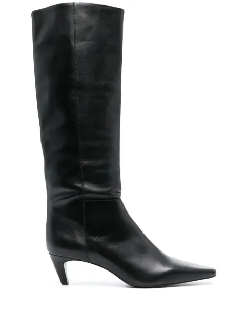Reformation Remy 50mm knee-high boots Black 1311545BCL