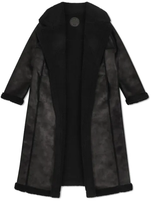 Simon Miller Jetz faux-shearling mid coat Black W60183118