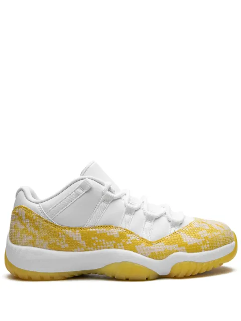Jordan Air Jordan 11 Low "Yellow Snakeskin" sneakers White AH7860