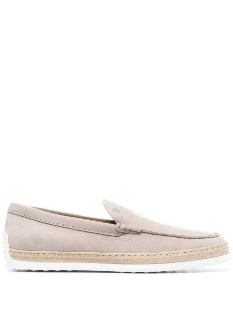 Tod's suede slip-on loafers Neutrals XXM0TV0AJ306RN