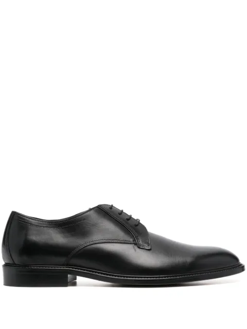 Sergio Rossi almond-toe derby shoes Black B03070MFI685