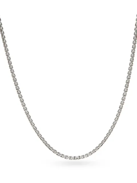 David Yurman 14kt yellow gold Box Chain necklace (1.7mm) Silver CH0126S420