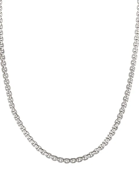David Yurman 14kt yellow gold and sterling silver Box Chain necklace Silver CH0104S418