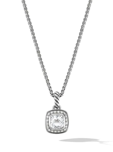 David Yurman sterling silver Petite Albion diamond necklace (7mm) Silver N07212DSSAWTDI17